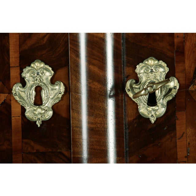 Baroque Secretary Walnut with Inlays, 1740s For Sale - Image 16 of 18