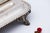 Silver Inkwell with Glass Tanks, Bell and Cord Base For Sale - Image 4 of 6