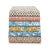 A soft, hand blocked reversible throw in blue and white, with coordinating blue stitching. Made with 100% cotton....