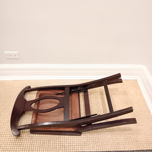 French Country Late 20th Century French Style Folding Side/Accent Chair For Sale - Image 3 of 18