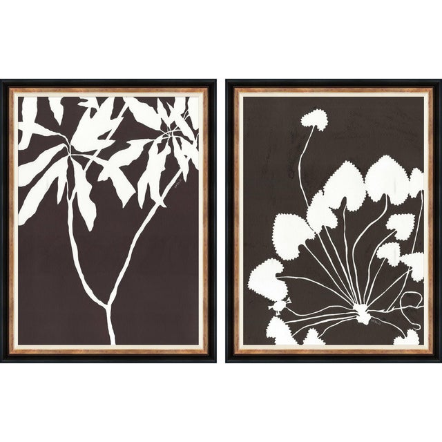 Hable Chocolate Florals by Susan Hable For Sale - Image 4 of 4