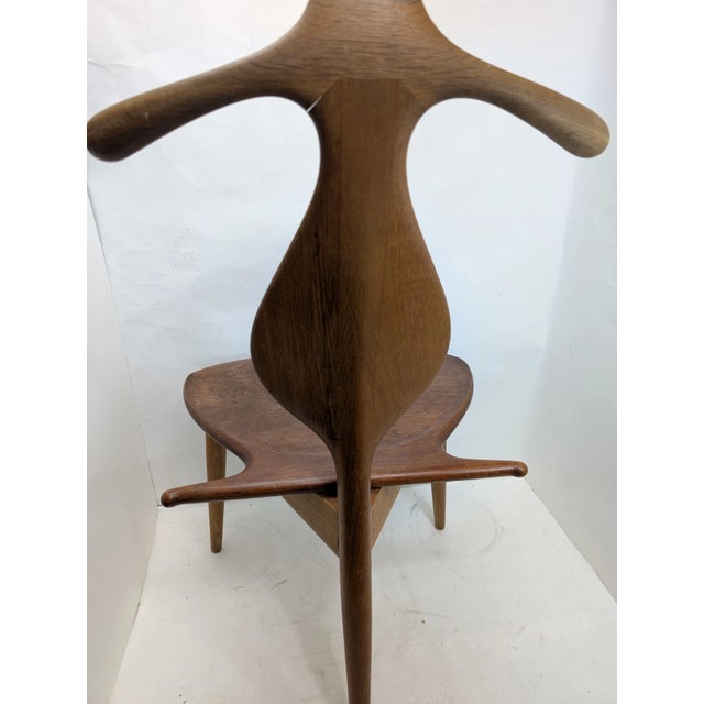1950s Authentic Hans Wegner Valet Chair Jh540 Johannes Hansen Teak/Oak Stamped - MCM