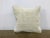 Vintage Turkish Handmade Hemp White Kilim Pillow Cover For Sale In Phoenix - Image 6 of 6