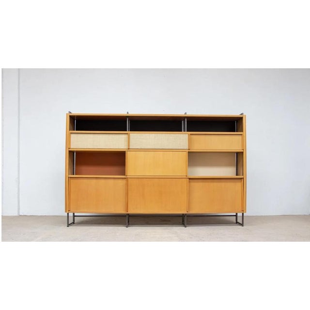Bookcase in Ash by Georges Frydman for EFA, 1950s For Sale - Image 10 of 10