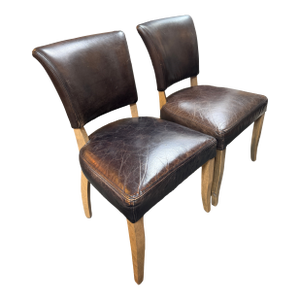 Four Hands Mimi Side Dining Chairs, Pair