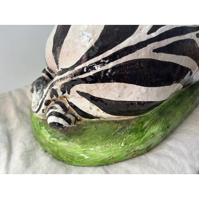 Giant Terracotta Zebra, Italy, 60's For Sale - Image 9 of 12