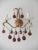 1920s French Beaded Amethyst Murano Drops Sconces, Circa 1920 For Sale - Image 5 of 11