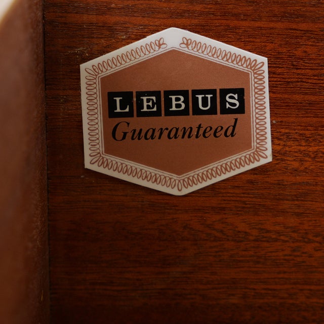 Mid Century Vanity by Lebus Furniture For Sale - Image 12 of 12