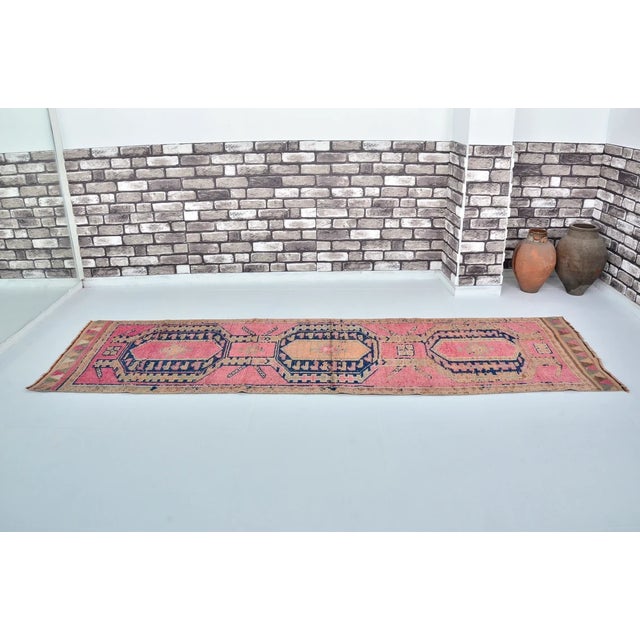 Handmade wool carpet in Turkish Anatolia , Vintage Oushak Rug,Turkish Vintage Anatolian Rug, Handmade wool Rug . One Of...