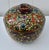 Vtg. Thai Benjarong Covered Ginger Jar W/Brass Rim For Sale - Image 12 of 18