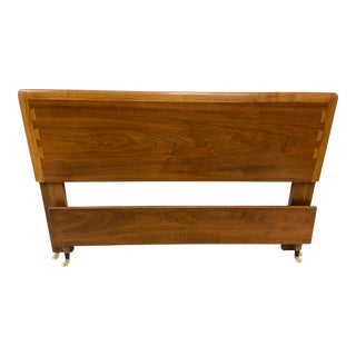 1960s Lane Acclaim Mid-Century Queen Headboard and Footboard - 2 Pieces For Sale