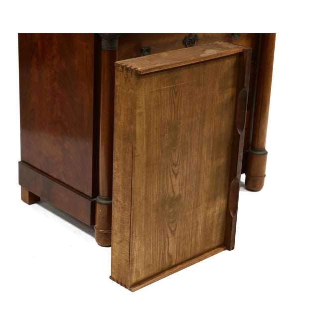 Mid 20th Century Mid 20th Century Napoleon III Style Diminutive Marble Top Commode For Sale - Image 5 of 7