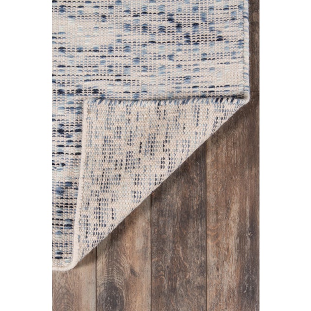 Erin Gates by Momeni Dartmouth Bartlett Blue Hand Made Wool Area Rug 9' X 12' For Sale In Atlanta - Image 6 of 7