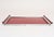 Red American Art Deco Chrome, Glass, Red Laminate and Painted Wood Tray For Sale - Image 8 of 18