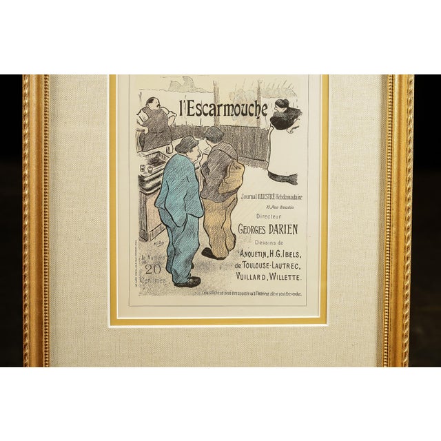 Traditional L’Escarmouche | Late 19th Century Henri-Gabriel Ibels Periodical Print For Sale - Image 3 of 6