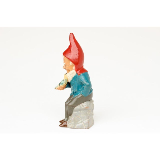 1950s Terracotta Garden Gnome by VEB, 1950s For Sale - Image 5 of 12