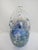 Contemporary Donald Carlson Pacific Nw Blue Green Studio Art Glass Spherical Vase For Sale - Image 3 of 10