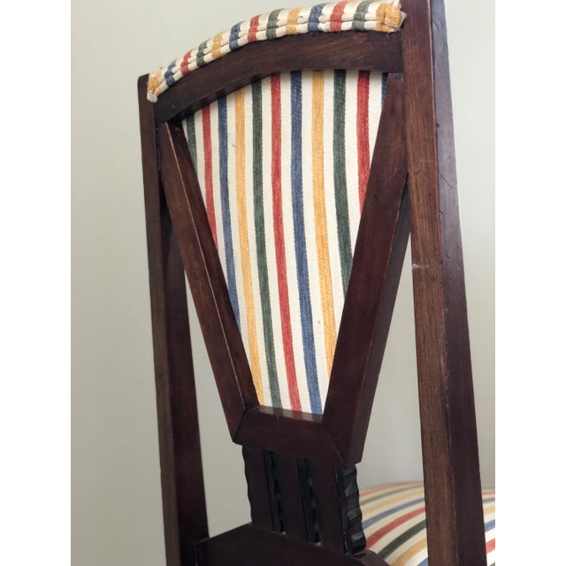 Set of 4 Art Deco Amsterdam School ‘T Woonhuys Dining Chairs the Netherlands 1930s For Sale - Image 11 of 12