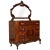 Brown Art Nouveau Carved Burl Walnut Dresser with Mirror from Testolini e Salviati For Sale - Image 8 of 8