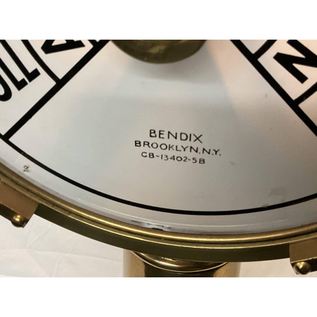 Brass Ships Telegraph By Bendix of Brooklyn NY For Sale - Image 8 of 12