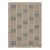 Rug & Kilim’s Scandinavian Style Rug With Beige-brown and Blue Patterns 12x15 For Sale