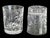 1980s 1980s Palm Double Old Fashioned Crystal Tumblers by Godinger, Set of 8 For Sale - Image 5 of 11
