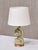 Onyx Table Lamp with Ivory Shade, Italy, 1970s For Sale - Image 6 of 12