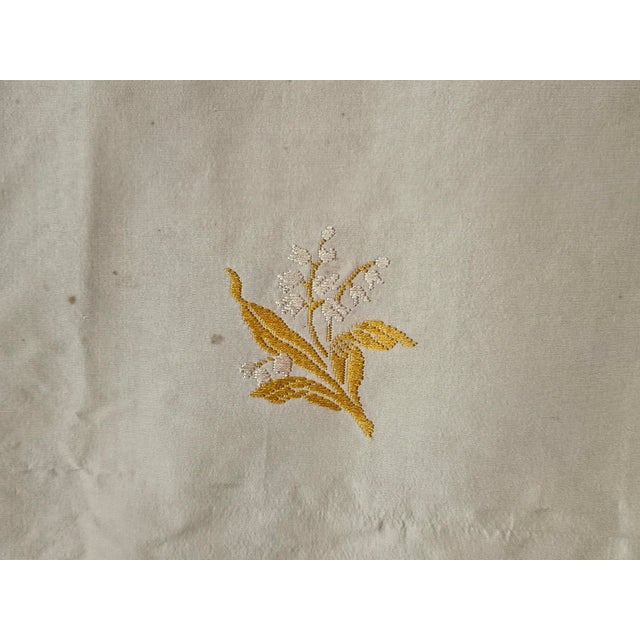 French Silk Brocade Panel, 1800s For Sale - Image 11 of 14