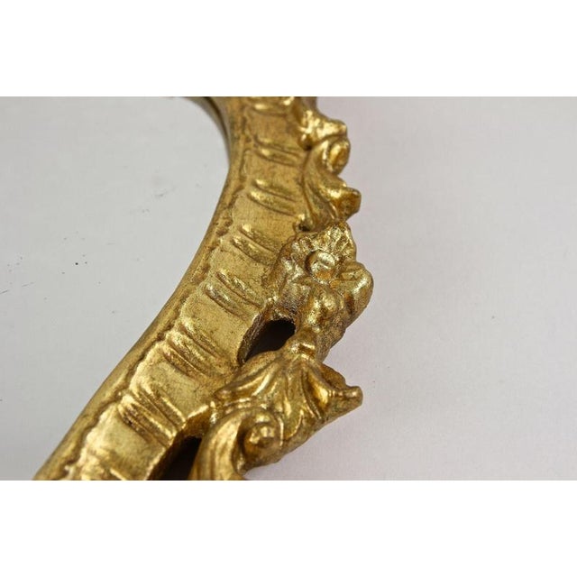 Baroque Handcarved Gilt Wall Mirror, Italy, 1790s For Sale - Image 10 of 18
