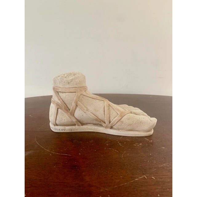 Late 20th Century Grand Tour Style Greek Plaster Foot Sculpture For Sale - Image 5 of 8