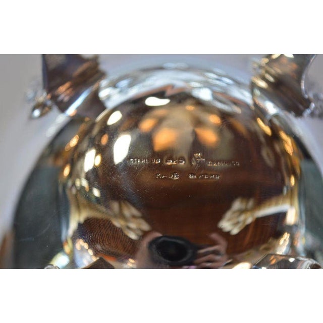 19th Century Peruvian Sterling Silver Tea & Coffee Service With Tray - 7 pcs For Sale - Image 4 of 15