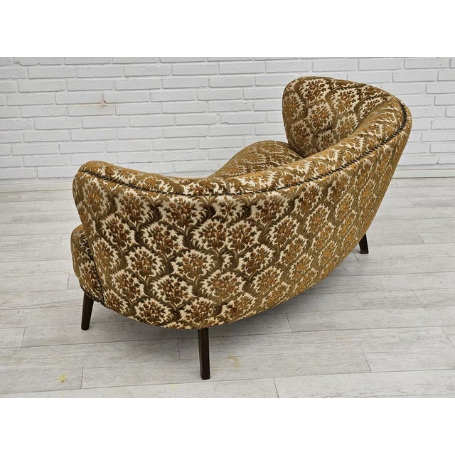 Vintage Danish Two-Seater Banana Sofa, 1960s For Sale - Image 4 of 18