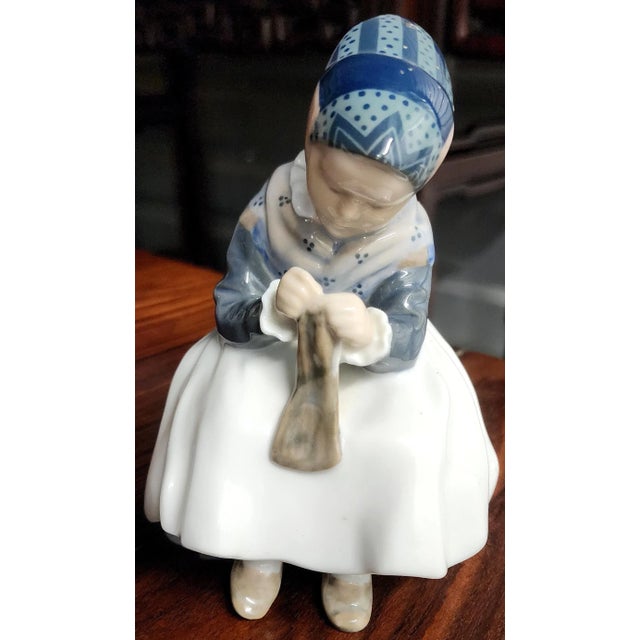 Royal Copenhagen Danish Hand-Painted Fine Porcelain Figurine For Sale In Los Angeles - Image 6 of 13