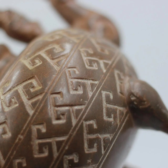 Brown Vintage Chinese Teapot in Terracotta, 1960s For Sale - Image 8 of 11