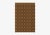 Contemporary Brown Rectangle Textured Rug from Marqqa For Sale - Image 3 of 3