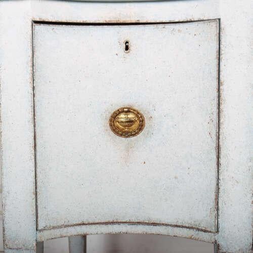 Swedish Pine Serpentine Sideboard For Sale - Image 6 of 11