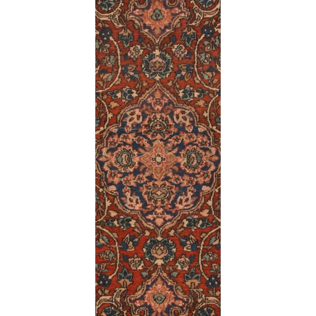 Traditional Antique Isfahan Rug 3'4'' x 4'11'' For Sale - Image 3 of 3