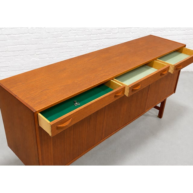 Teak Mid Century Modern Credenza by Ulferts, Made in Sweden, C. 1960's For Sale In New York - Image 6 of 17