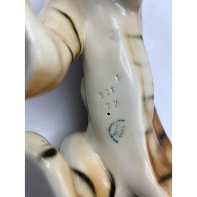 Tiger from Royal Dux For Sale - Image 10 of 11