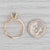 Gray 1ct Gray Galaxy Diamond Solitaire Engagement Ring 14k Yellow Gold Size 5.75 For Sale - Image 8 of 8