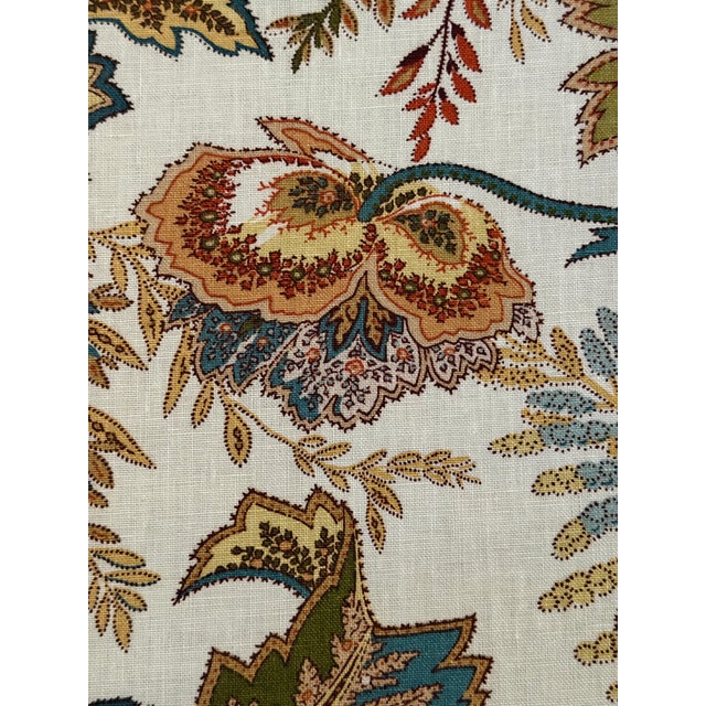 2020s Schumacher 174542 Sandoway Vine Document Fabric 4 1/2 Yards For Sale - Image 5 of 8