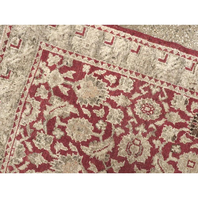 Early 20th Century Galerie Shabab Collection Early 20th Century Turkish Ghiordes Throw Rug For Sale - Image 5 of 6