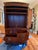 Bow Front Linen Press/Media Cabinet For Sale - Image 4 of 8