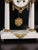 Antique French Mantel Clock Set in Gilt Bronze, 1800s, Set of 3 For Sale - Image 10 of 18