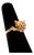 18k Yellow Gold Ruby Diamond Emerald Leopard-Form Ring For Sale