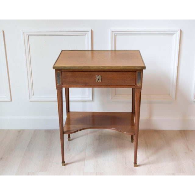 Mid 20th Century Louis XVI–Style Writing Table by André Mailfert, France, Mid-20th Century For Sale - Image 5 of 13