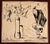 China ink and white lead drawing on paper. Not signed. Very good condition. This piece is attributed to the mentioned...