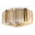 Contemporary Clear, Pink and Fumè “Squares” Murano Glass Flush Mount For Sale