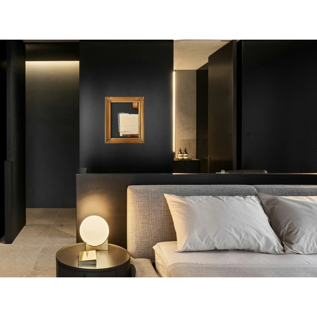 “Romantic” Abstract Art in Antique Frame, Transitional Living Room Art by JTS For Sale - Image 4 of 10