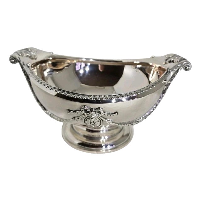 Mid-Century Modern German .800 Silver Tazza by Gebrüder Friedländer, 1965 For Sale